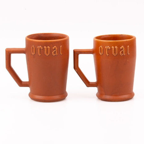 2 verres en grès Orval Coumans 