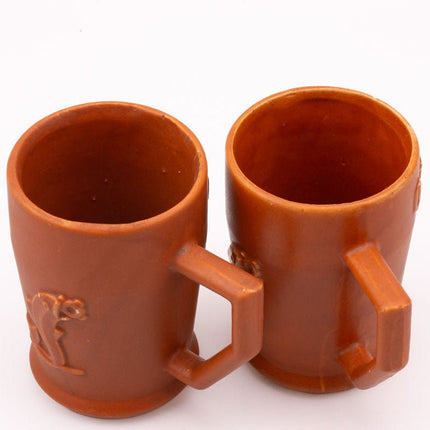 2 verres en grès Orval Coumans