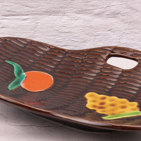 Plateau vintage céramique Vallauris 