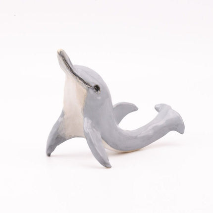 Sculpture vintage dauphin en porcelaine
