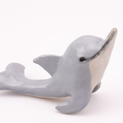 Sculpture dauphin porcelaine vintage