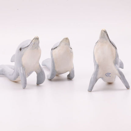 Sculpture dauphin porcelaine vintage