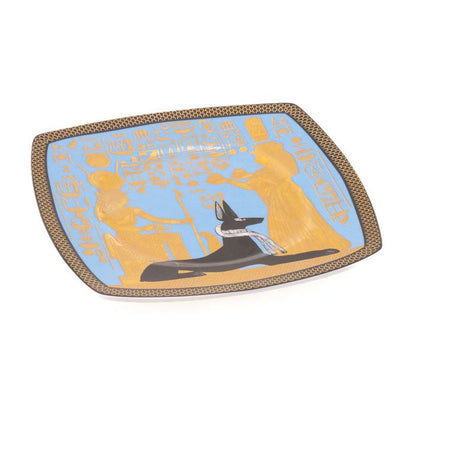 Assiette porcelaine égyptienne Fathi Mahmoud