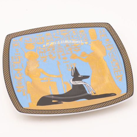 Assiette porcelaine égyptienne Fathi Mahmoud