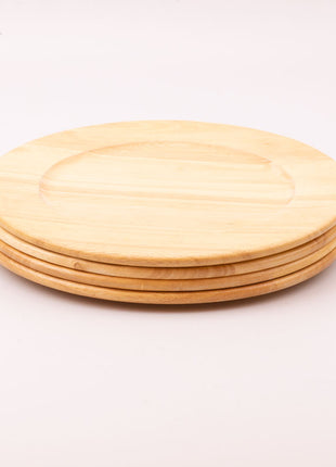 4 wooden placemats