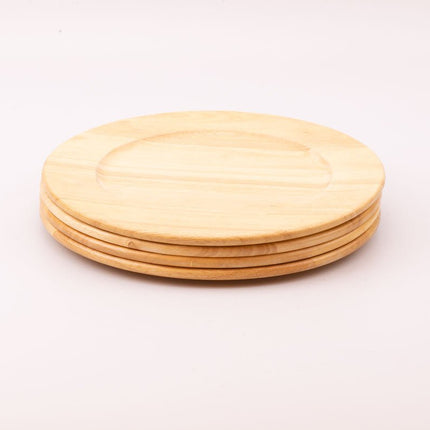 4 wooden placemats