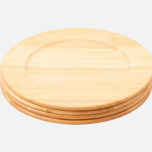 4 houten placemats