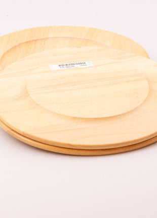 4 wooden placemats