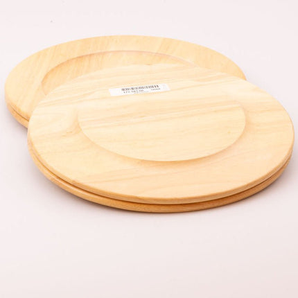 4 wooden placemats