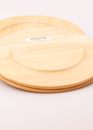 4 wooden placemats
