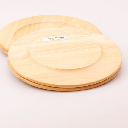 4 wooden placemats