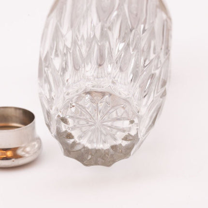 Shaker à cocktail en verre taillé