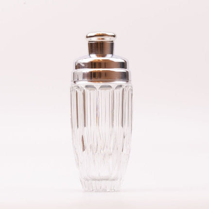 Shaker à cocktail en verre taillé
