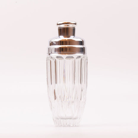 Shaker à cocktail en verre taillé