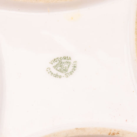 Plateau de service en porcelaine Victoria Tchécoslovaquie