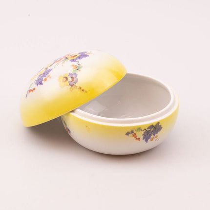 Boîte à bijoux vintage porcelaine
