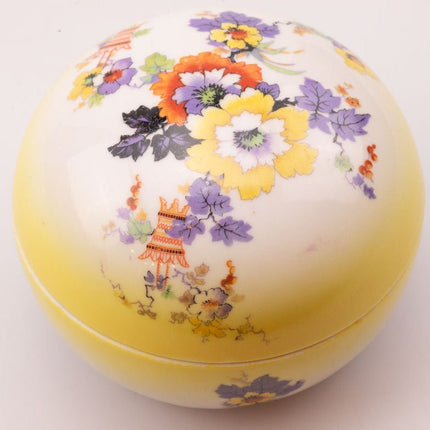Boîte à bijoux vintage porcelaine