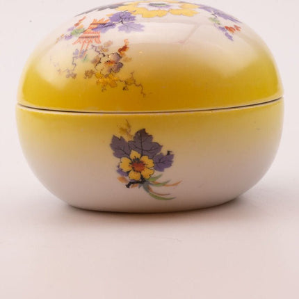 Boîte à bijoux vintage porcelaine