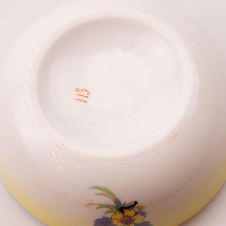 Boîte à bijoux vintage porcelaine