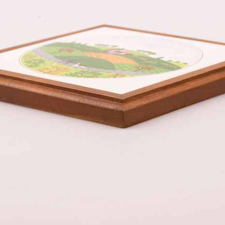 Sous-plat vintage décor campagne nature