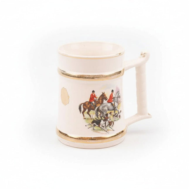 Mug Blanc Prince William Vintage - Porcelaine Anglaise & Bordure Or