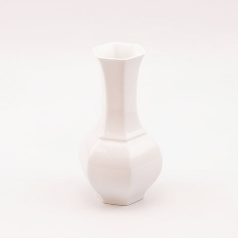 Vase blanc en porcelaine Johann Seltmann