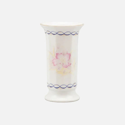 Vase fleuri vintage en porcelaine de Limoges