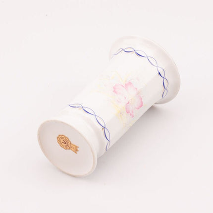 Vase fleuri vintage en porcelaine de Limoges