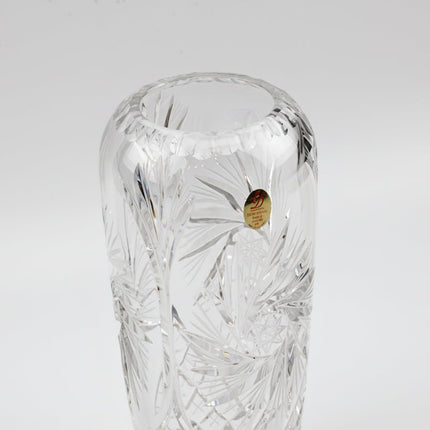 Vase en Cristal Taillé Main Dresden Crystal | Hauteur 30 cm