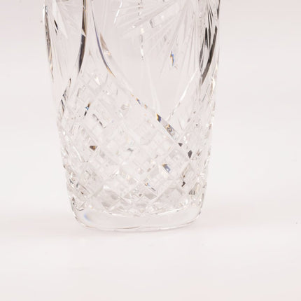 Vase en Cristal Taillé Main Dresden Crystal | Hauteur 30 cm