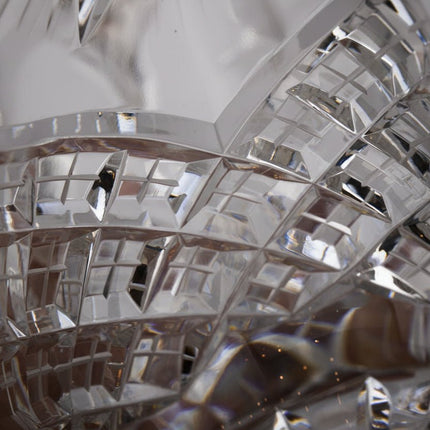 Vase en Cristal Taillé Main Dresden Crystal | Hauteur 30 cm