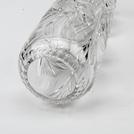 Vase en Cristal Taillé Main Dresden Crystal | Hauteur 30 cm