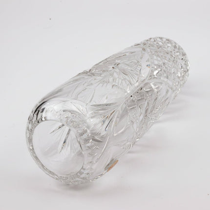 Vase en Cristal Taillé Main Dresden Crystal | Hauteur 30 cm