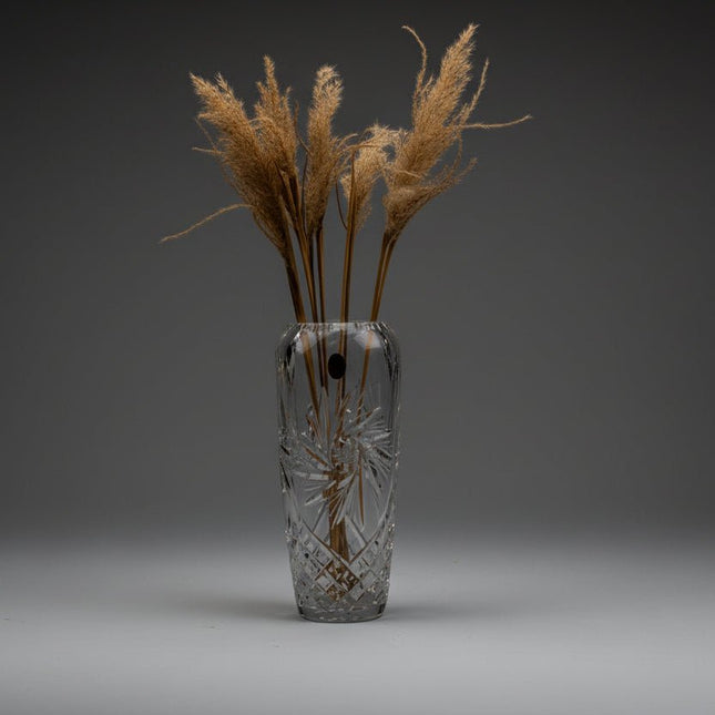 Vase en Cristal Taillé Main Dresden Crystal | Hauteur 30 cm