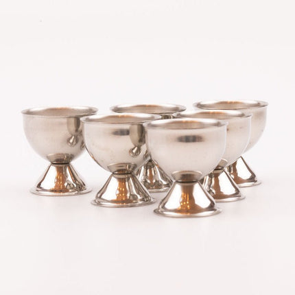 Lot de 6 Coquetiers en Acier Inoxydable Eternum-Inox Vintage