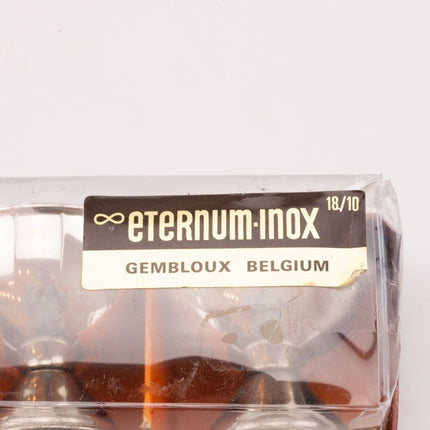 Lot de 6 Coquetiers en Acier Inoxydable Eternum-Inox Vintage