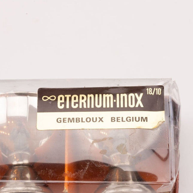 Lot de 6 Coquetiers en Acier Inoxydable Eternum-Inox Vintage