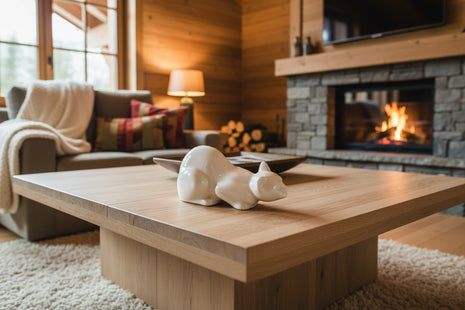 Delfts wit katje keramisch beeldje