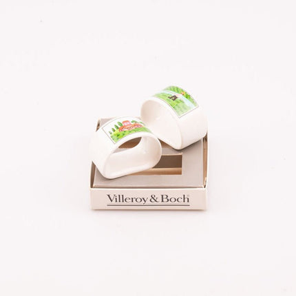 2 Ronds de Serviette Villeroy & Boch Vintage avec Boîte