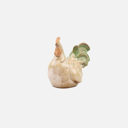 Statuette Coq en Porcelaine Vintage | Déco Campagne Chic