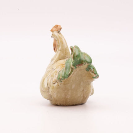 Statuette Coq en Porcelaine Vintage | Déco Campagne Chic