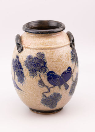 Large stoneware vase by Jules Guérin