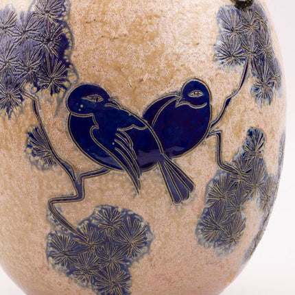 Grand Vase en Grès Jules Guérin | Pièce d'Exception Art Déco
