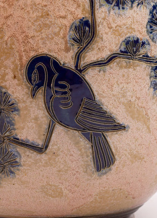 Large stoneware vase by Jules Guérin