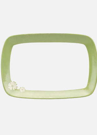 Plat de service vintage porcelaine Toscana