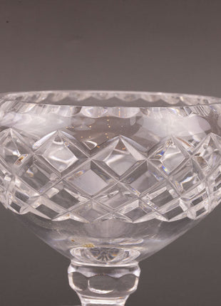 Bonbonnière en cristal taillé