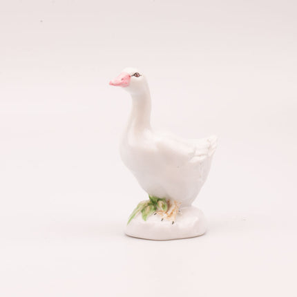 Figurine d'oie en porcelaine blanche Tito Espagne