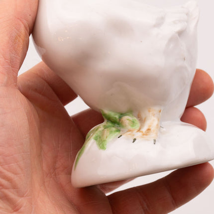 Figurine d'oie en porcelaine blanche Tito Espagne