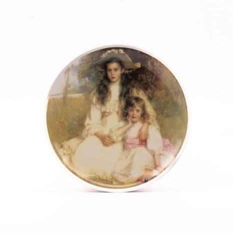 Assiette décorative Victorian portrait of Joyce and Monica show 