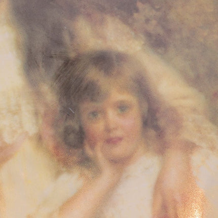 Assiette décorative Victorian portrait of Joyce and Monica show